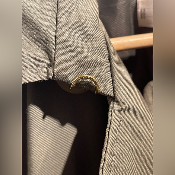 Mango MNG Polana Olive Green Belted Trench Coat *Minor Defects* - Picture 6 of 16